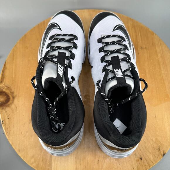Nike Alpha Huarache Elite 4 Low MCS Men Size 14 Baseball Cleats White FD6255-108 - Picture 5 of 9